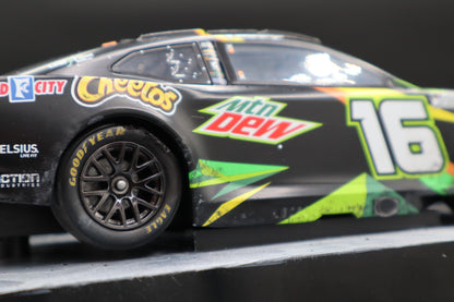 MrMuffin Racing Custom 2024 AJ Allmendinger #16 Mtn Dew/Cheetos Bristol Wrecked Diecast - MRMRC-014