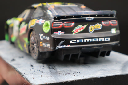 MrMuffin Racing Custom 2024 AJ Allmendinger #16 Mtn Dew/Cheetos Bristol Wrecked Diecast - MRMRC-014