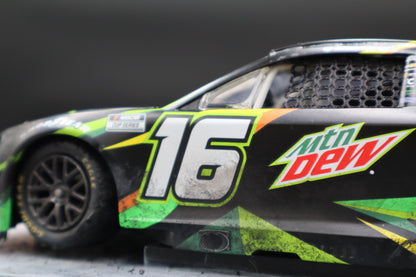 MrMuffin Racing Custom 2024 AJ Allmendinger #16 Mtn Dew/Cheetos Bristol Wrecked Diecast - MRMRC-014