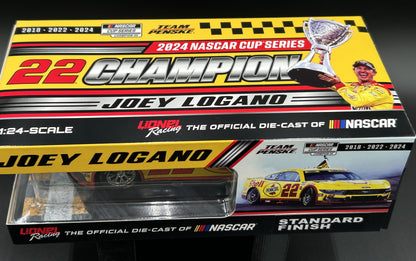Joey Logano 2024 - #22 - 3X CHAMPION Shell-Pennzoil - 1:24 ARC Diecast
