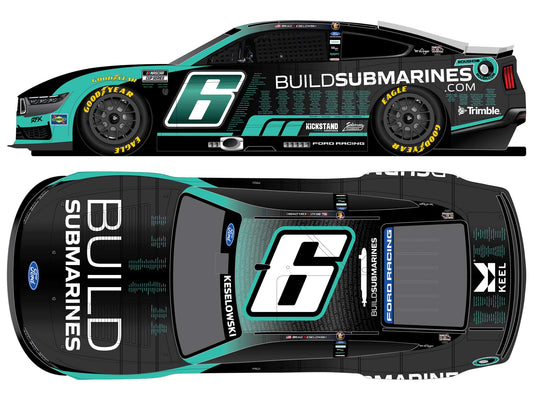 Brad Keselowski 2026 - #6 BuildSubmaries.com Tribute To Veterans - 1:64 ARC Diecast