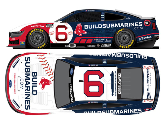 Brad Keselowski 2025 - #6 BuildSubmarines / Red Sox - 1:64 ARC Diecast