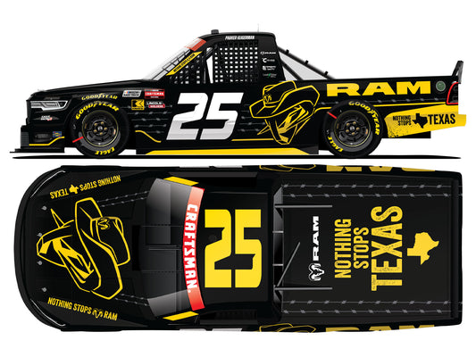 Parker Kligerman 2026 - #25 Ram / Nothing Stops Texas - 1:64 ARC Diecast
