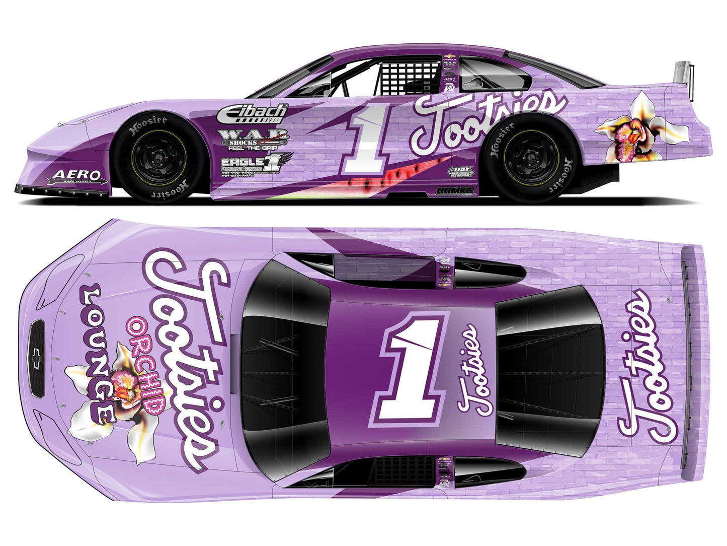 Ross Chastain 2024 - #1 Tootsies Orchid Lounge - 1:64 ARC Diecast