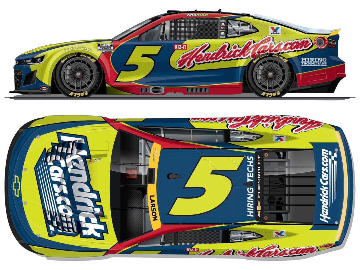 Kyle Larson 2026 - #5 HendrickCars.com Tribute - 1:24 ELITE Diecast