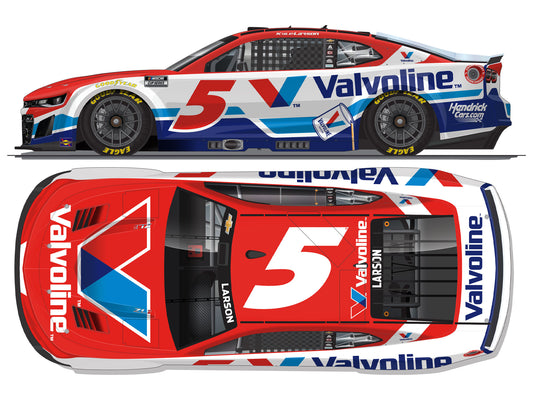 Kyle Larson 2026 - #5 Valvoline - 1:24 ARC Chrome Diecast