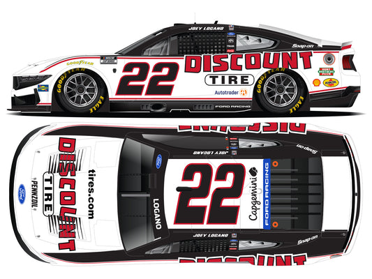 Joey Logano 2026 - #22 Discount Tire - 1:24 ELITE Diecast