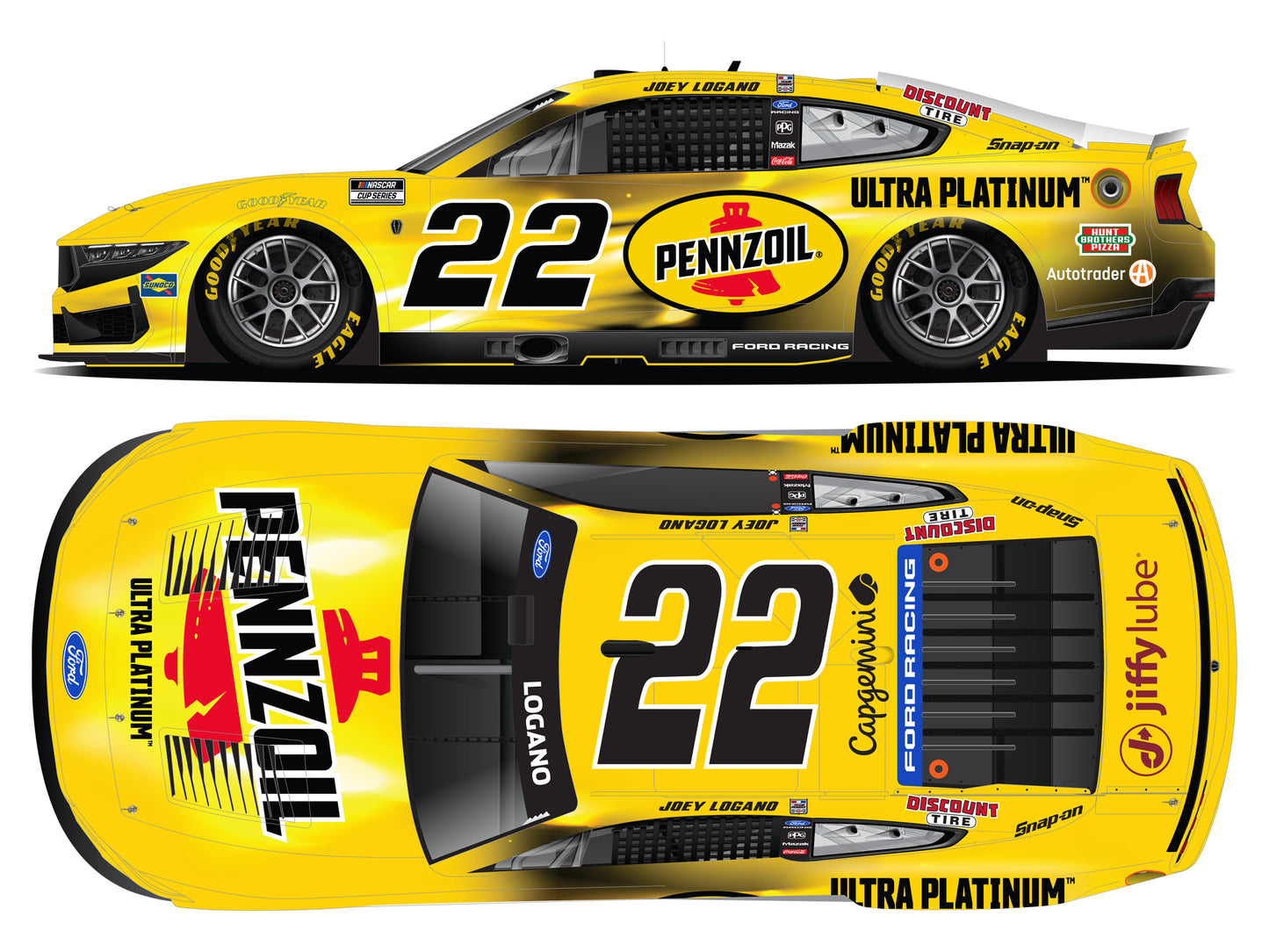 Joey Logano 2026 - #22 Pennzoil - 1:24 ARC Diecast