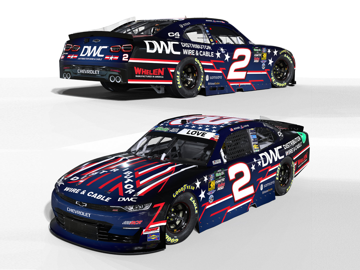 Jesse Love Jr 2026 - #2 Distributor Wire & Cable - 1:64 ARC Diecast