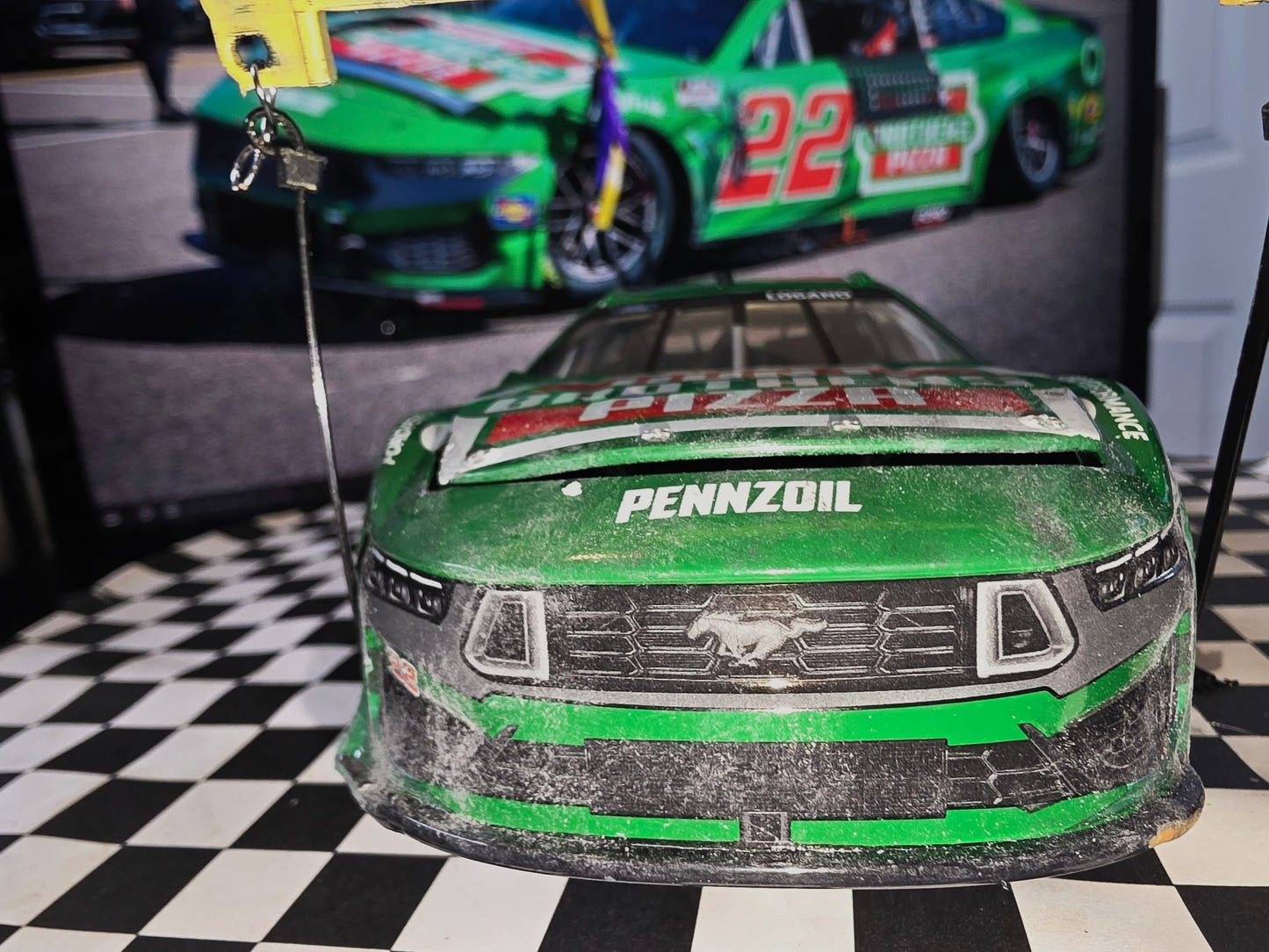 MrMuffin Racing Custom Wrecked 2024 Joey Logano #22 Hunt Brothers Pizza Phoenix Raceway - MRMRC-007