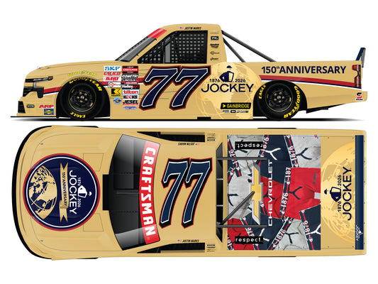 Justin Marks 2026 - #77 Jockey 150th Anniversary - 1:64 ARC Diecast