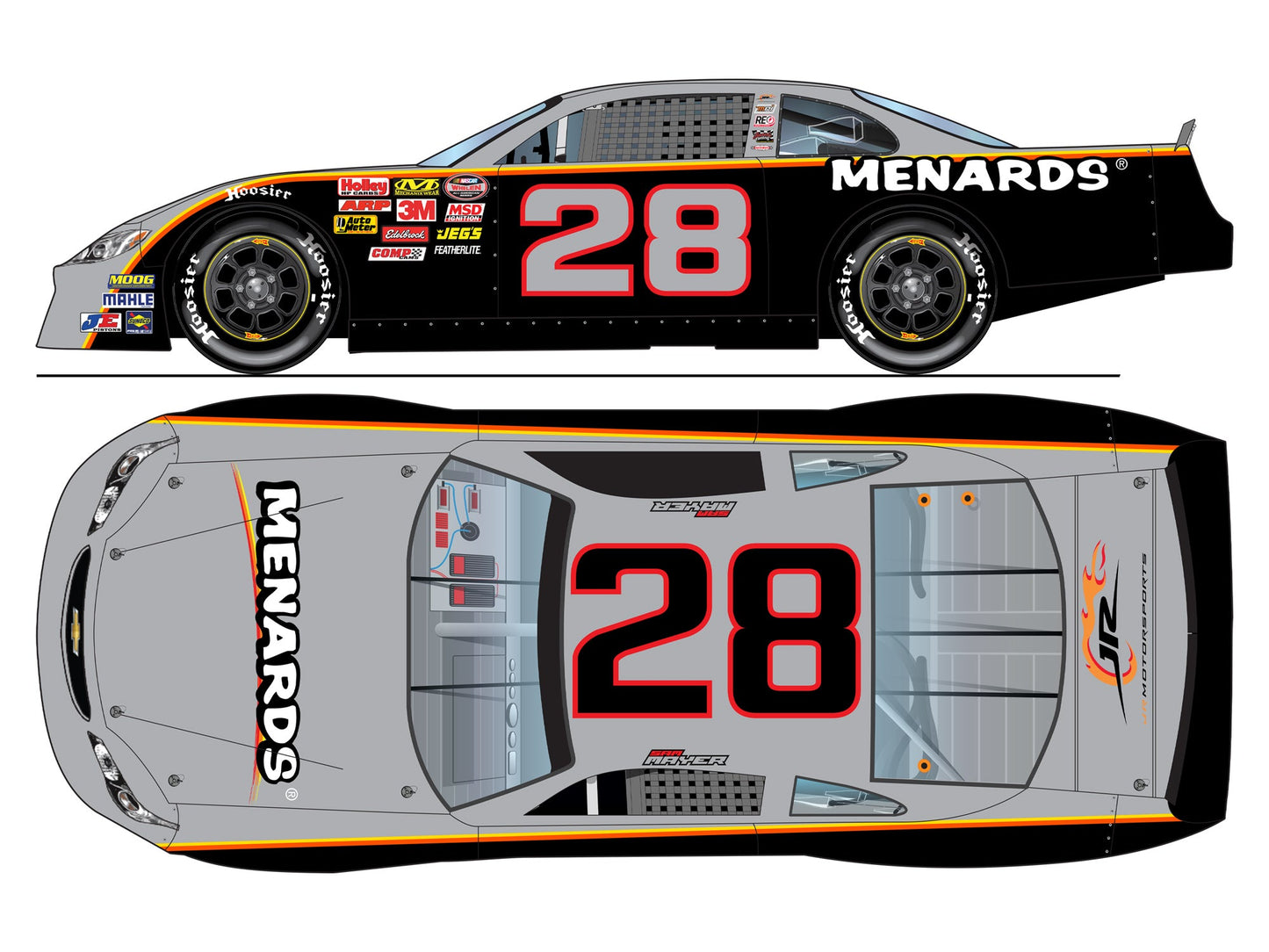 Sam Mayer 2024 - #28 Menard's Flashback - 1:64 ARC Diecast