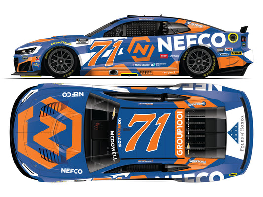 Michael McDowell 2026 - #71 NEFCO - 1:64 ARC Diecast