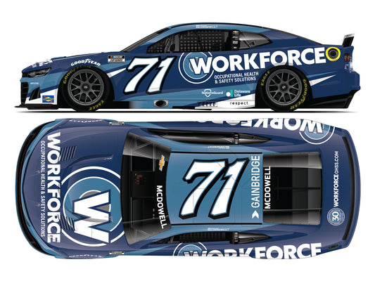 Michael McDowell 2025 - #71 Workforce - 1:64 ARC Diecast