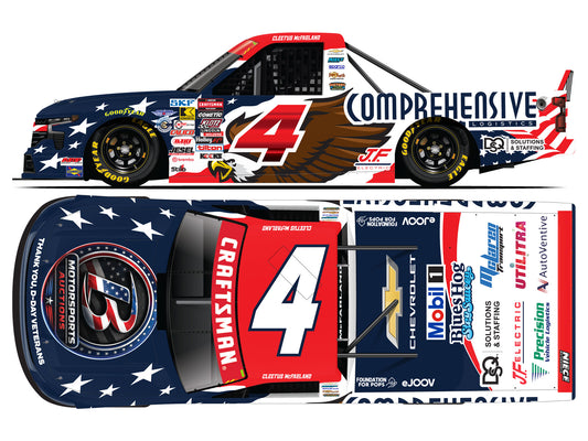 Cleetus McFarland 2026 - #4 Circle B Motorsports Auctions / Comprehensive Logistics - 1:64 ARC Diecast