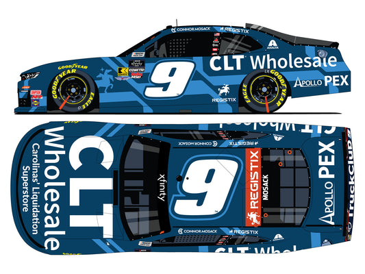 Connor Mosack 2025 - #9 CLT Wholesale - 1:24 ARC Autographed Diecast