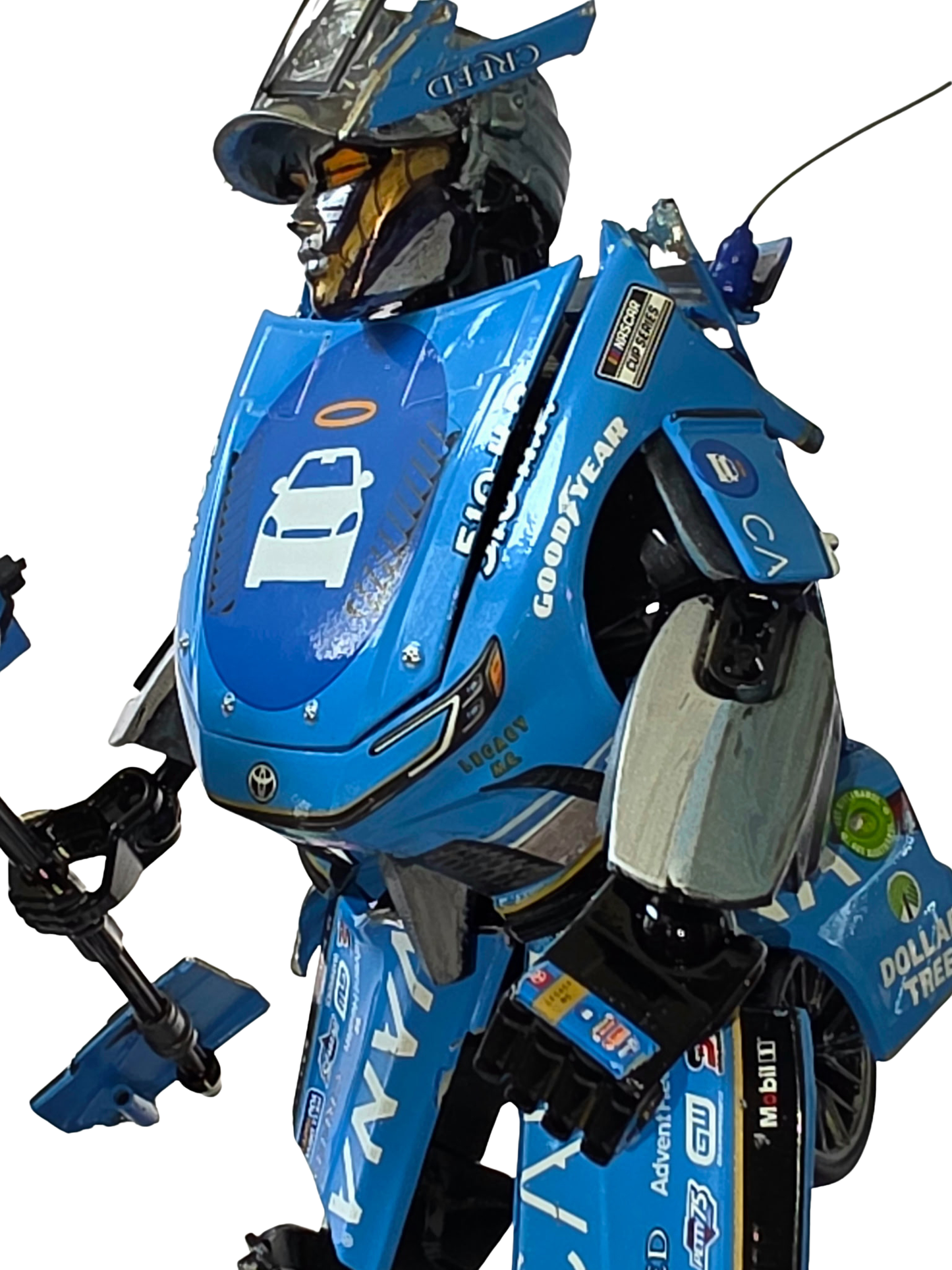 MrMuffin Racing Custom Fantasy Diecast 2024 Jimmie Johnson Carvana Transformer - MRMRC-001
