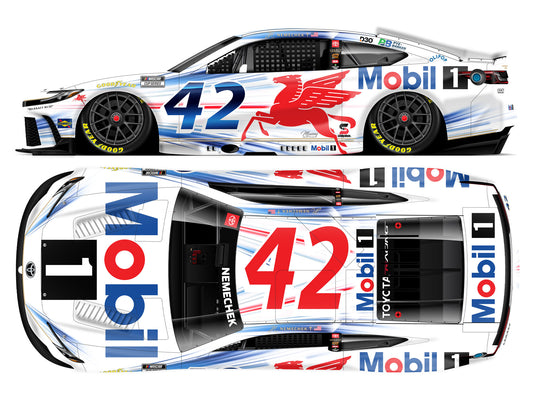 John Hunter Nemechek 2026 - #42 Mobil 1 - 1:24 ARC Autographed Diecast