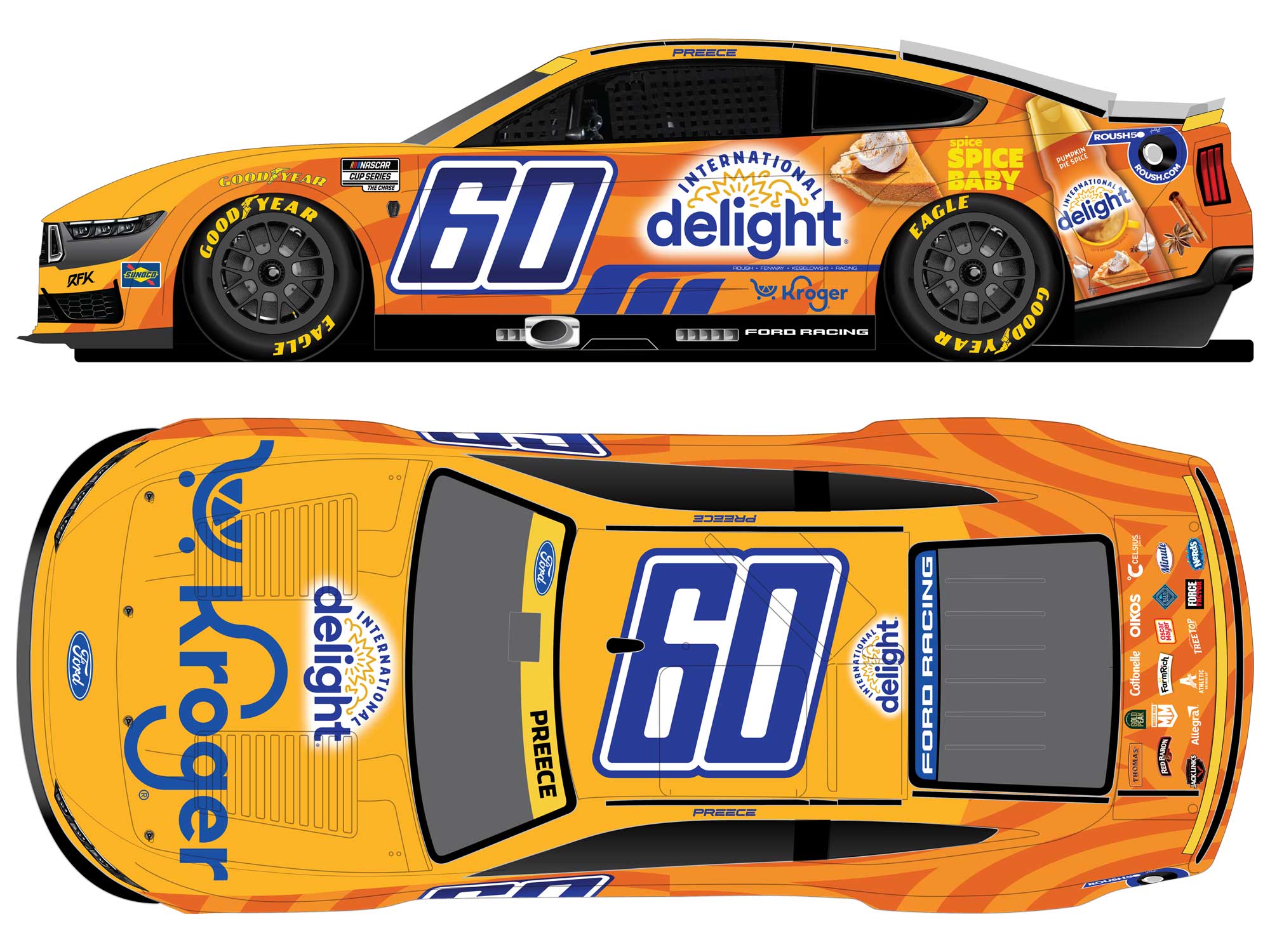 Ryan Preece 2026 - #60 Kroger/International Delight Pumpkin Spice