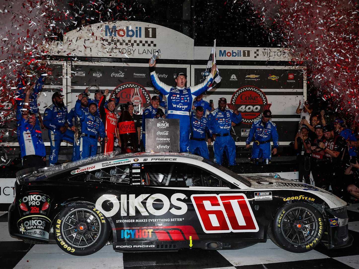 Ryan Preece 2026 - #60 Kroger / Oikos (Daytona Raced Win) - 1:24 ARC Diecast