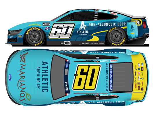 Ryan Preece 2026 - #60 Mariano’s / Athletic Brewing Co. - 1:64 ARC Diecast