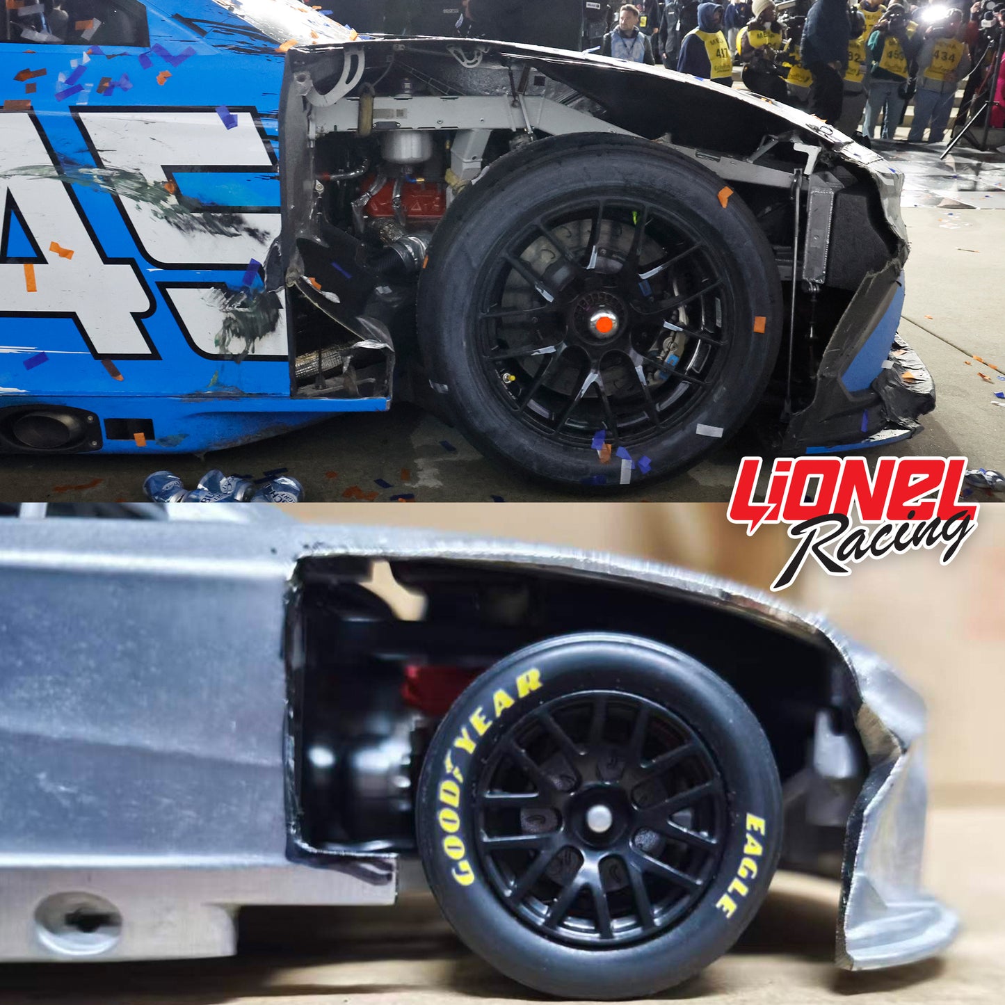 Tyler Reddick 2026 - #45 Pinnacle (EchoPark Raced Win) - 1:24 ELITE Diecast