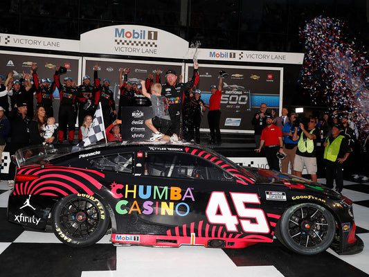 Tyler Reddick 2026 - #45 Chumba Casino (Daytona Raced Win) - 1:24 ELITE Diecast