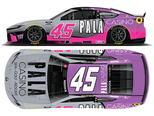 Tyler Reddick 2026 - #45 Pala Casino - 1:24 ELITE Diecast