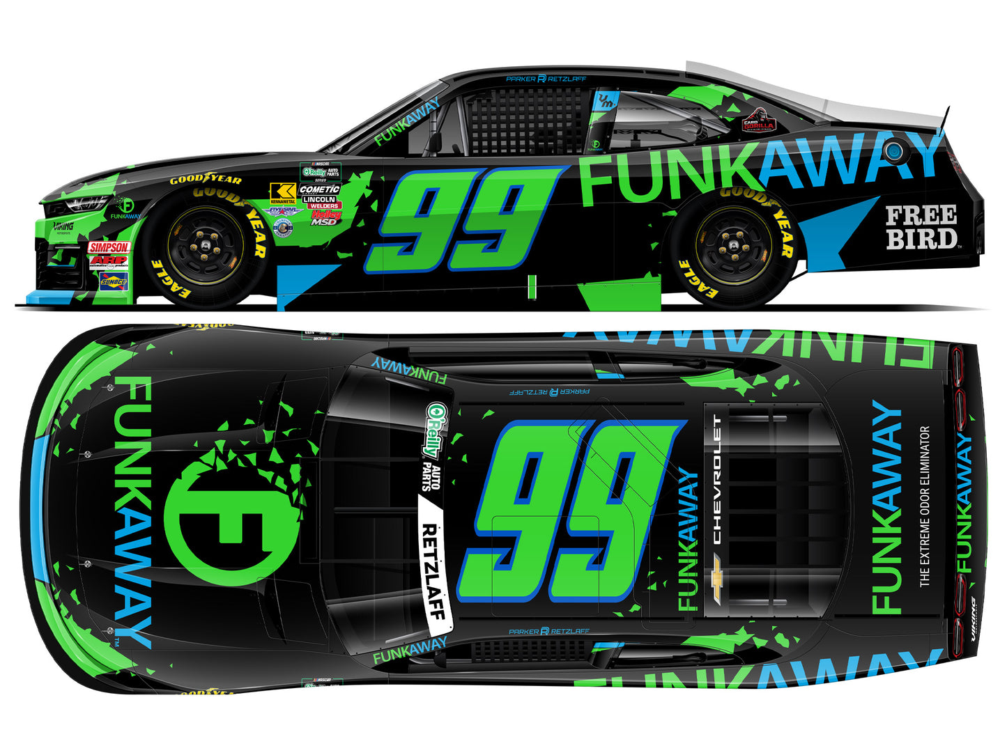 Parker Retzlaff 2026 - #99 Funkaway - 1:24 ARC Diecast