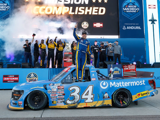 Layne Riggs 2026 - #34 Mattermost (Qualcomm Circuit Raced Win) - 1:64 ARC Diecast