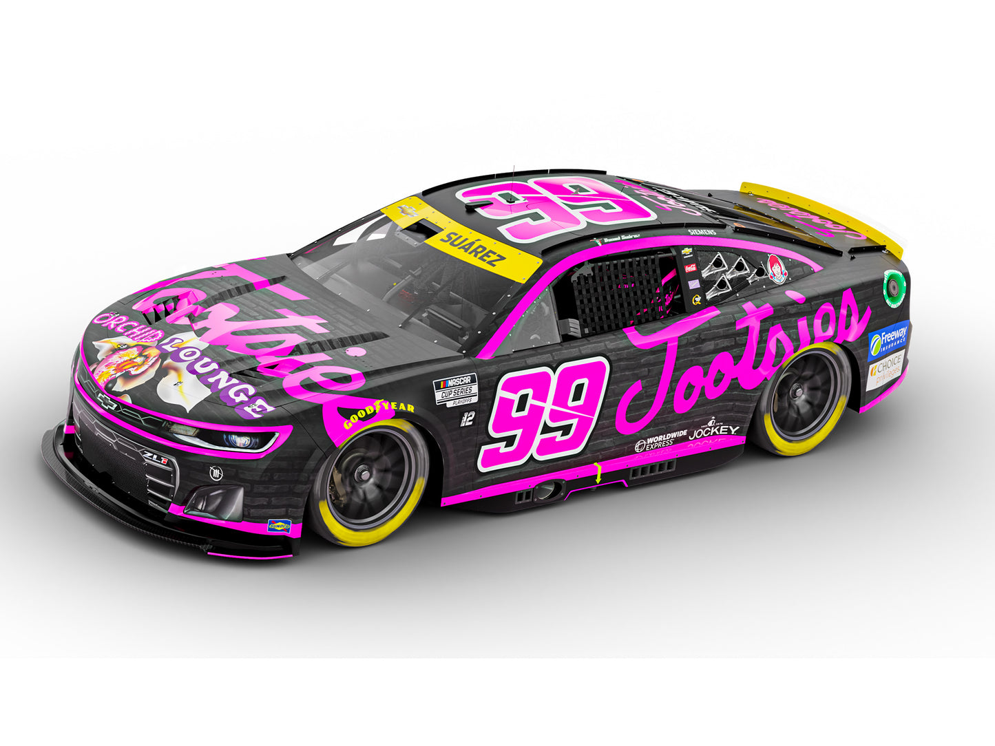 Daniel Suárez 2024 - #99 Tootsies Pink - 1:64 ARC Diecast