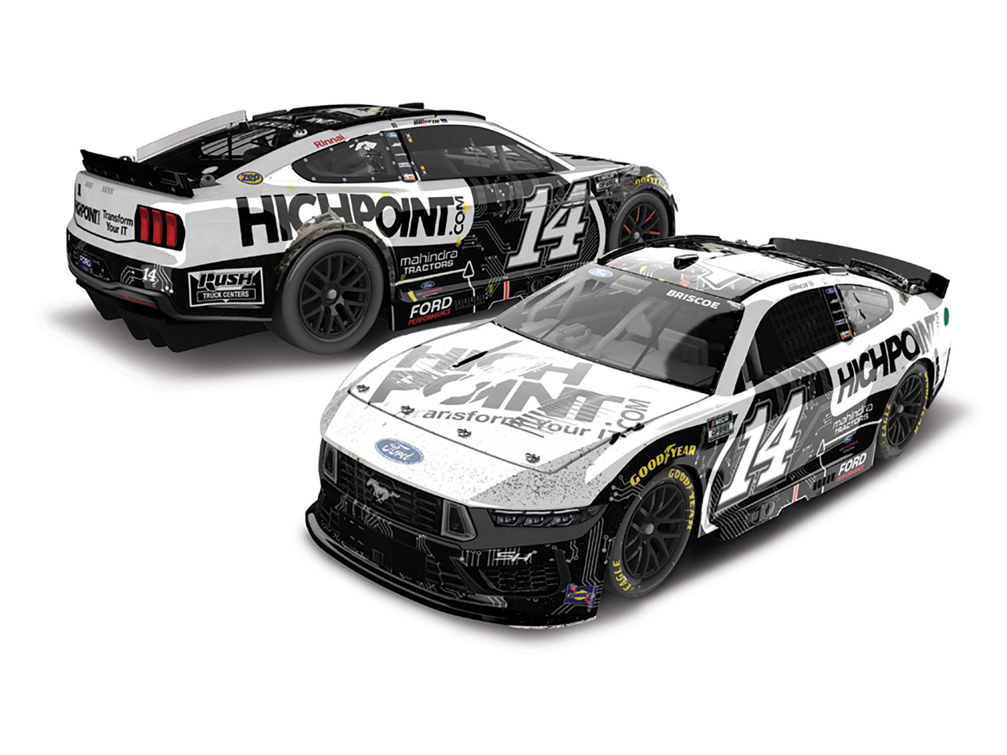 Chase Briscoe 2024 - #14 HighPoint.com (Darlington Raced Win) - 1