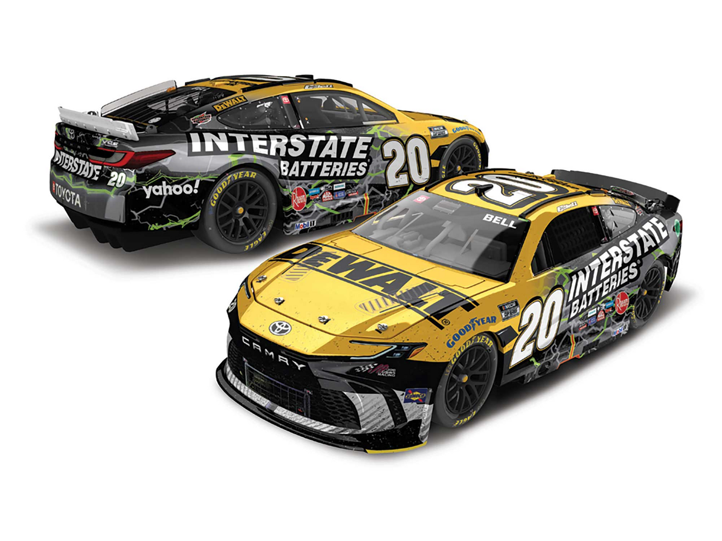 Christopher Bell 2024 - #20 DEWALT / Interstate Batteries (Dayton Raced Win) - 1:24 ARC Diecast