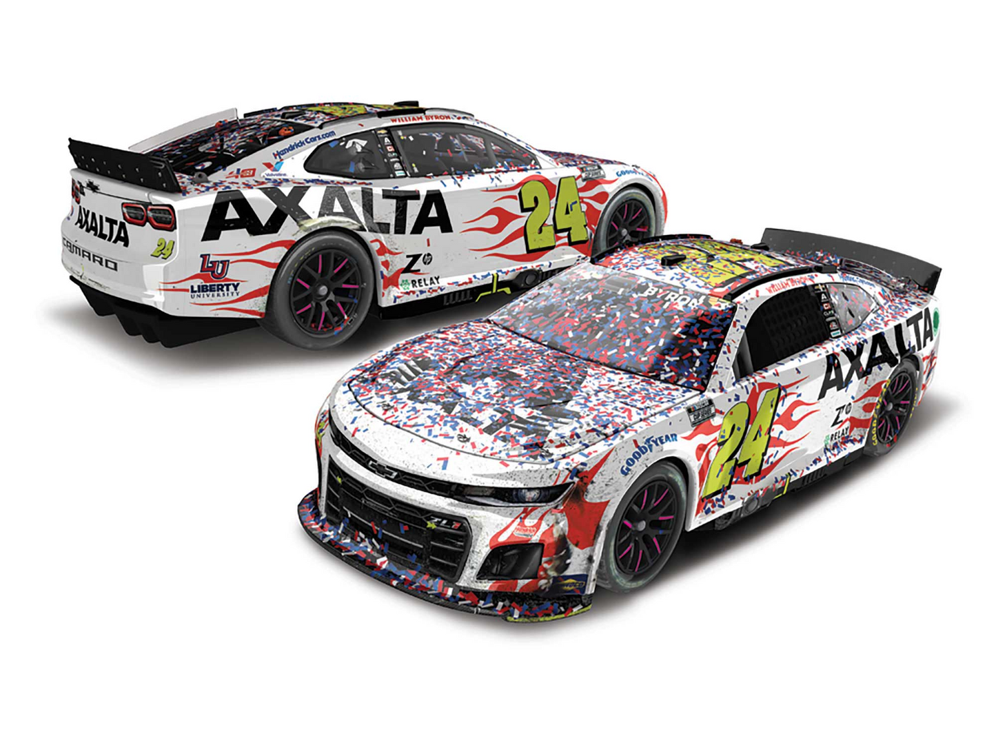 William Byron 2024 - #24 Axalta (Daytona Raced Win) - 1:64 ARC Diecast