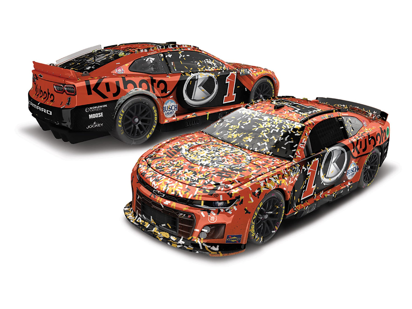 Ross Chastain 2024 - #1 Kubota (Kansas Raced Win) - 1:24 ELITE Diecast