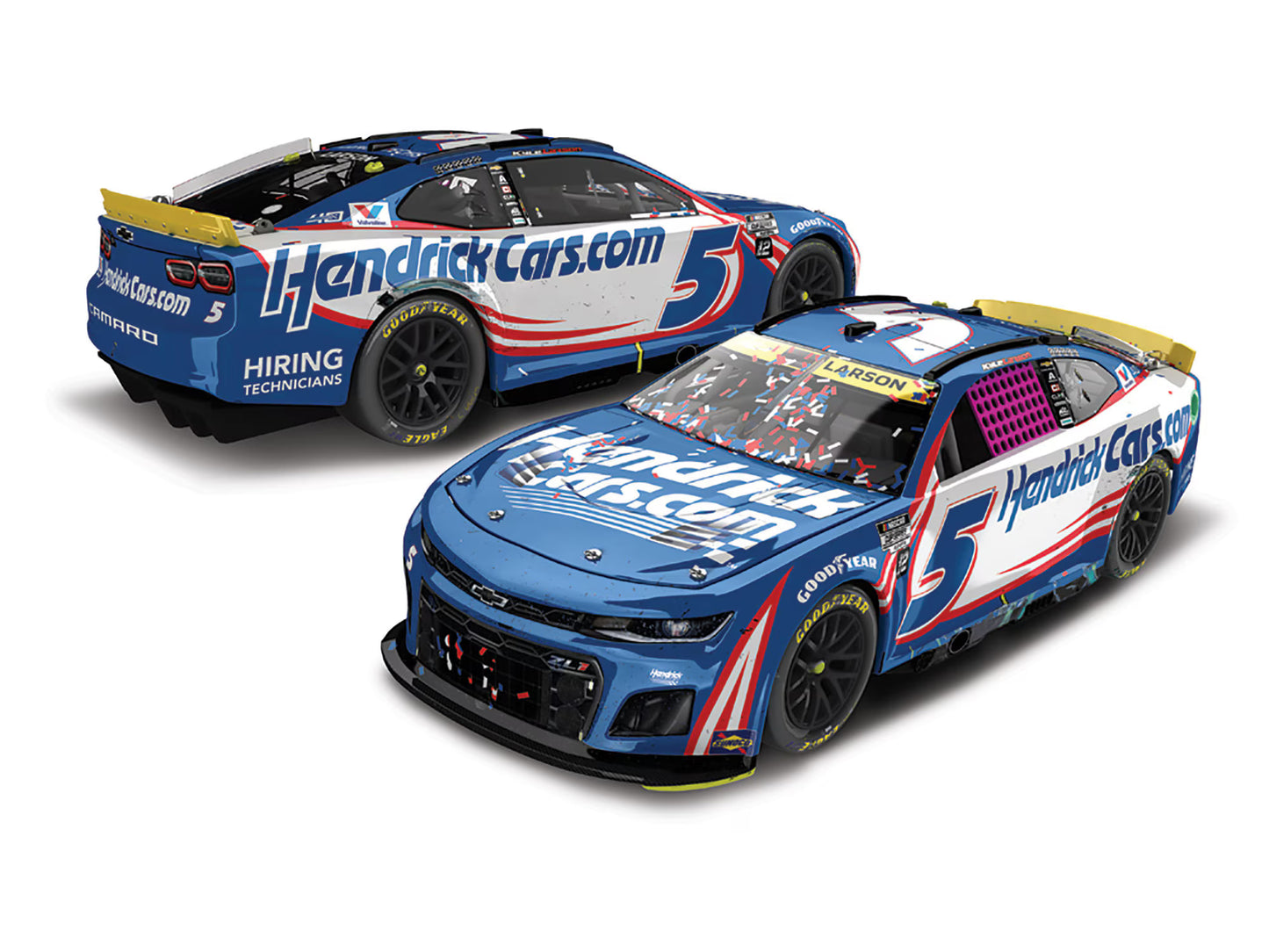 Kyle Larson 2024 - #5 HendrickCars (Charlotte Raced Win) - 1:24 ARC Diecast