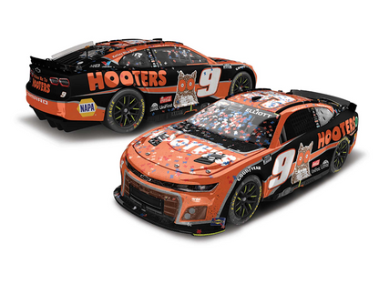 Chase Elliott 2024 - #9 Hooters (Texas Raced Win) - 1:24 ELITE Diecast