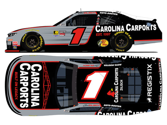 Connor Zilisch 2026 - #1 Carolina Carports - 1:64 ARC Diecast