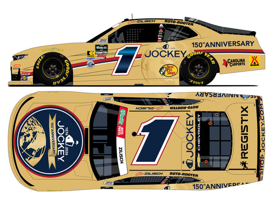 Connor Zilisch 2026 - #1 Jockey 150th Anniversary - 1:64 ARC Diecast