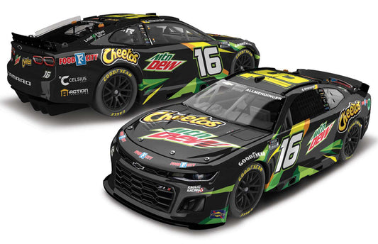 AJ Allmendinger 2024 - #16 Mtn Dew / Cheetos - 1:24 ARC Chrome Diecast