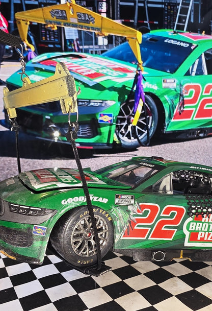 MrMuffin Racing Custom Wrecked 2024 Joey Logano #22 Hunt Brothers Pizza Phoenix Raceway - MRMRC-007