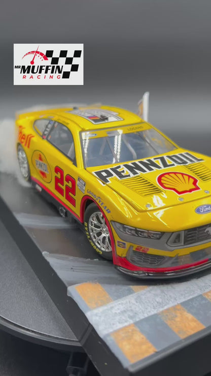 MrMuffin Racing Custom 2024 Joey Logano Burnout Diecast- MRMRC-002