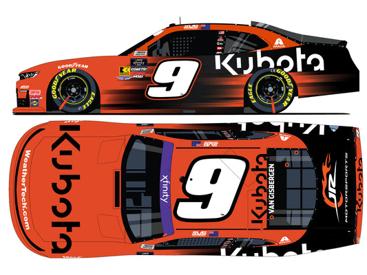 Shane van Gisbergen 2025 - #9 Kubota - 1:24 ARC Chrome Diecast