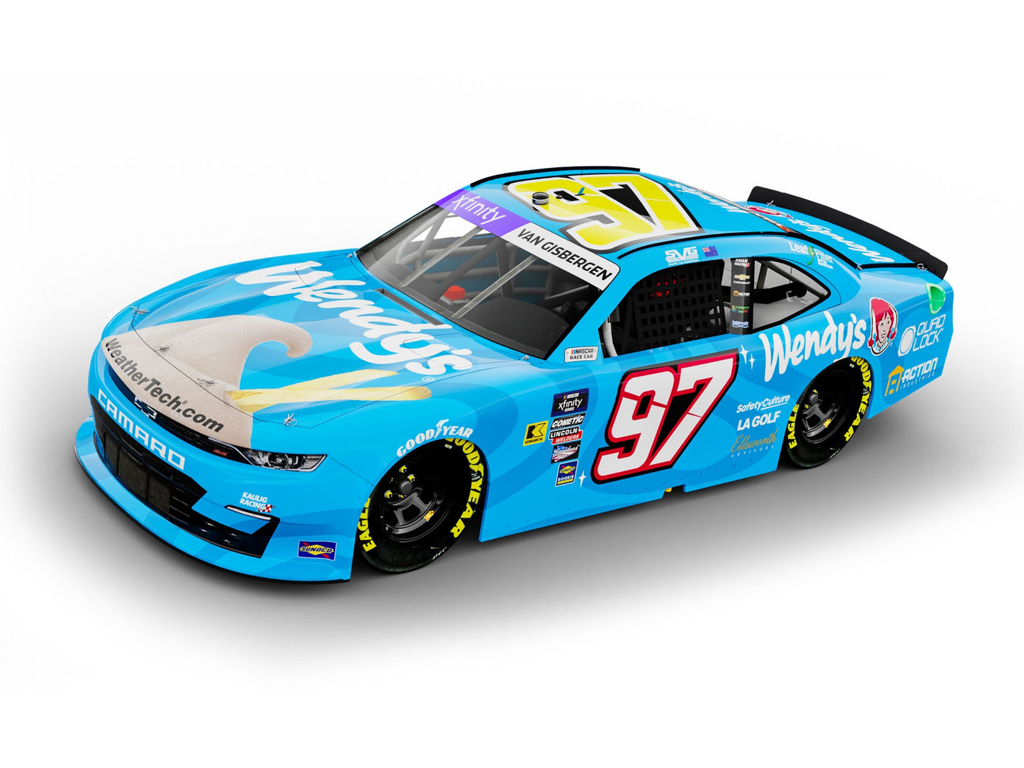 Shane Van Gisbergen 2024 - #97 Wendy's - 1:24 ARC Diecast